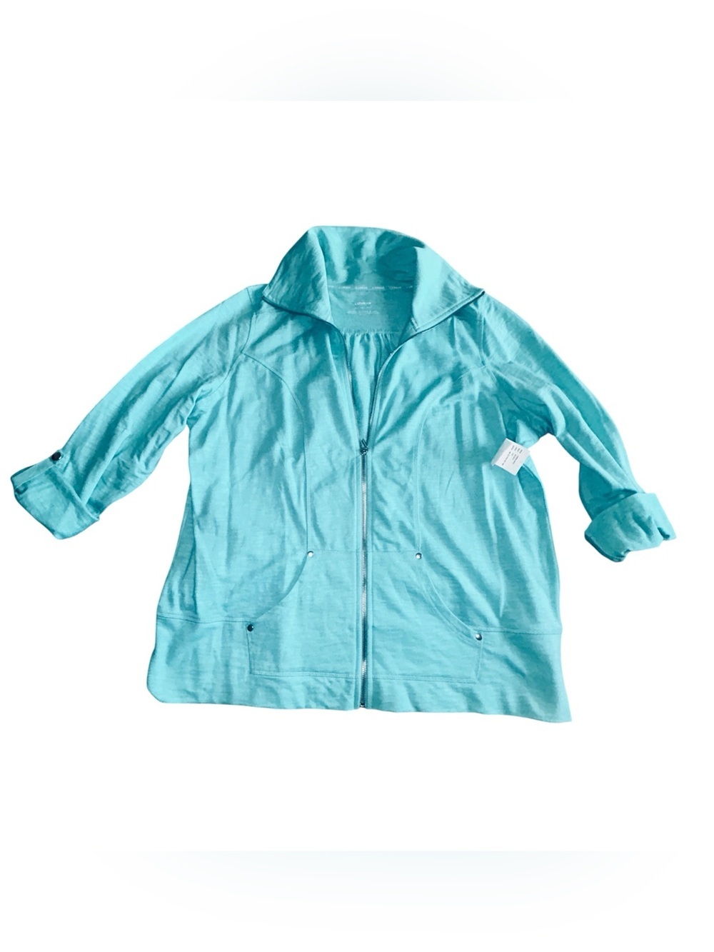 Aqua Lightweight Pullover Tee